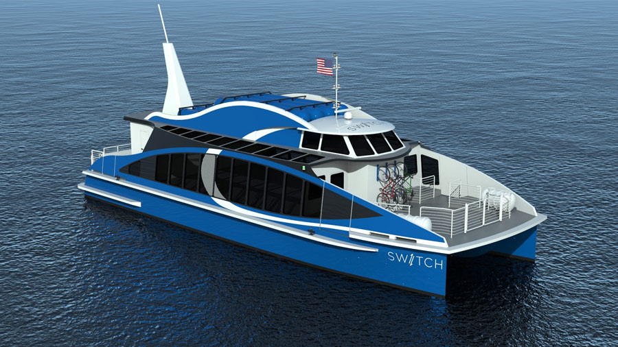 US Flag Zero-Emissions Fuel-Cell Electric Ferry 